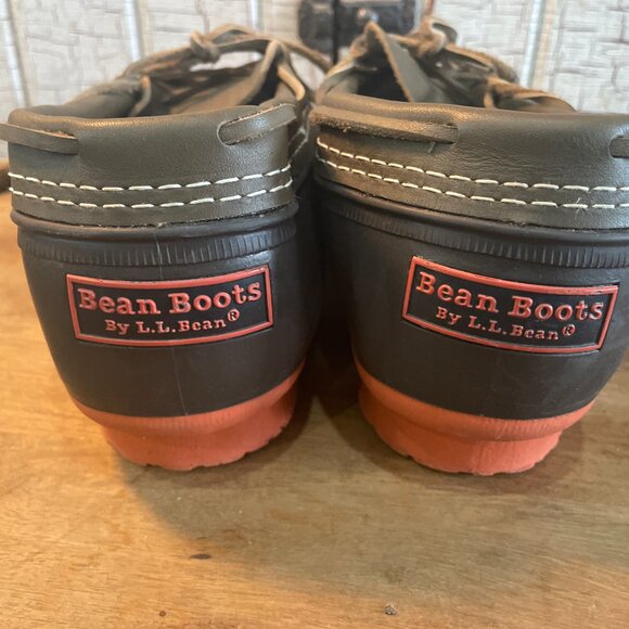LL Bean Bean Boots Gumshoes Size 12 Brown Duck Boots NWT - Picture 4 of 6
